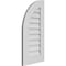 Ekena Millwork Quarter Round Top Left Surface Mount PVC Gable Vent w/ 3-1/2"W x 1"P Standard Frame, 16"W x 32"H GVPQL16X3201SN - alternate 2